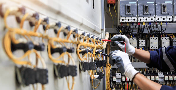 Professional Electrician technician working in China Grove, TX